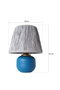 Opviq Lámpara de Mesa de Cerámica YL541 Azul